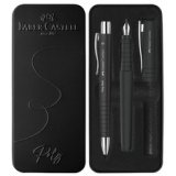 FABER-CASTELL Set de stylos POLY BALL/PEN, noir