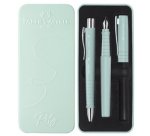 FABER-CASTELL Set de stylos POLY BALL/PEN, noir