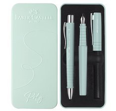 FABER-CASTELL Set de stylos POLY BALL/PEN, caribic blue