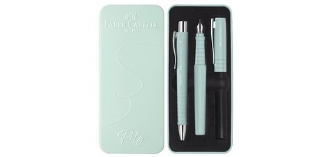 FABER-CASTELL Set de stylos POLY BALL/PEN, caribic blue