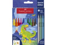 FABER-CASTELL Feutre Dino, étui en carton 18+6