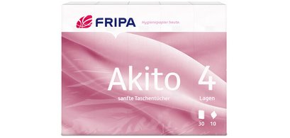 Fripa Mouchoir Akito, 4 couches, extra blanc, pack de 30