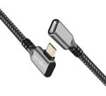 Rallonge USB 3.2 Gen1, boîtier alu, 2 m, noir/gris