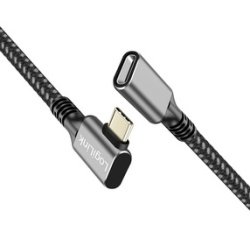 Rallonge USB 3.2 Gen1, boîtier alu, 2 m, noir/gris