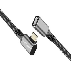 Rallonge USB 3.2 Gen2,, boîtier alu, 1 m, noir/gris