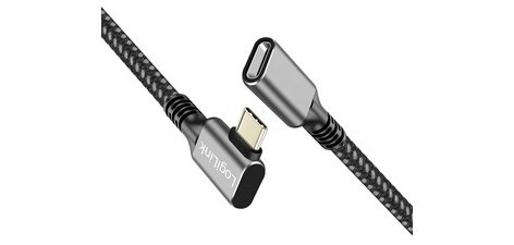 Rallonge USB 3.2 Gen1, boîtier alu, 2 m, noir/gris