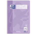 Cahier Touch pastel, A4, linéature 25, lilas