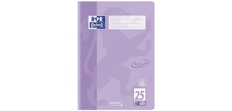 Touch pastel notebook, A4, ruling 25, lilac