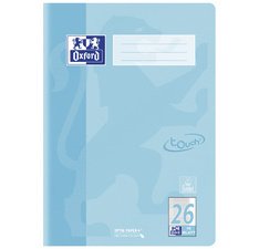 Cahier Touch pastel, A4, linéature 26, bleu
