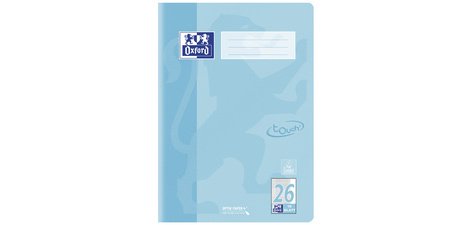 Cahier Touch pastel, A4, linéature 26, bleu