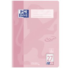 Cahier Touch pastel, A4, linéature 27, corail