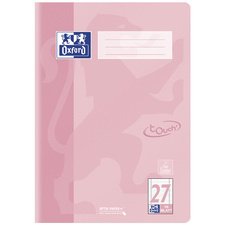 Cahier Touch pastel, A4, linéature 27, corail