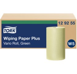 TORK Rouleau nettoyant multi-usage, 55 m, épais, vert