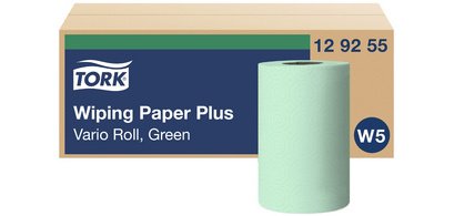 TORK Rouleau nettoyant multi-usage, 55 m, épais, vert