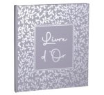 Livre d'or 140 pages tranche argent AutentiK