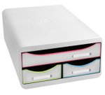 Module de classement Small-Box 3 tiroirs Iderama - Arlequin