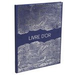 Livre d'or 100 pages tranche argent Japan