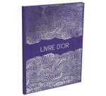 Livre d'or 100 pages tranche argent Japan