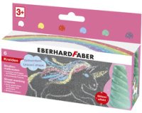 Stoepkrijt eenhoornhoorn, doosje met 6