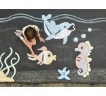 Craie de trottoir, étui en carton de 6