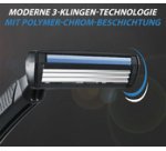 BIC Rasoir jetable 3 Action, pour hommes, pack de 4