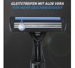 BIC Rasoir jetable 3 Action, pour hommes, pack de 4