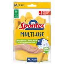 Handschoen van latex Multi-Use, maat: M, geel