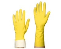 Handschuh aus Latex Multi-Use, Größe: L, gelb - Das Paar
