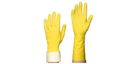 Gant en latex Multi-Use, taille: M, jaune