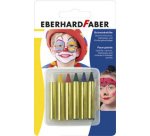 Crayon de maquillage, court, 6 couleurs