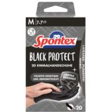 Gant en nitrile Black Protect, taille: M, noir