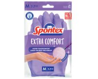 Handschuh aus Latex Extra Comfort, Größe: L, Flieder - Das Paar