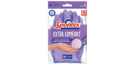 Gant en latex Extra Comfort, taille: M, lilas- La paire