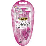 BIC Wegwerpscheermesjes Miss Soleil, voor vrouwen, pakket van 4