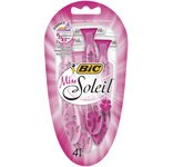 BIC Rasoir jetable Miss Soleil, pour femmes, pack de 4