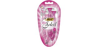 BIC Rasoir jetable Miss Soleil, pour femmes, pack de 4