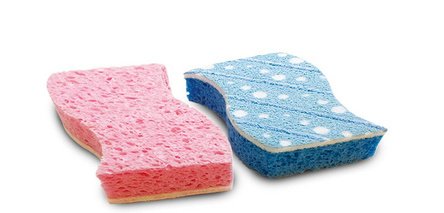 Éponge à récurer Badputzer, pack de 2