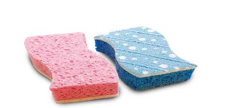 Éponge à récurer Badputzer, pack de 2