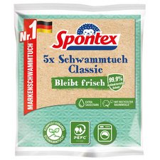 Chiffon-éponge Classic, pack de 5