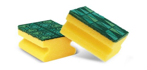 Éponge Mosaik, pack de 3, assorti