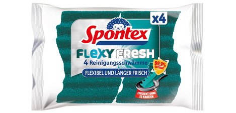Spons Flexy Fresh, pakket van 4