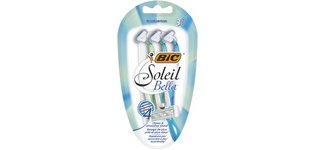 BIC Rasoir jetable Soleil Bella, pour femmes, pack de 3