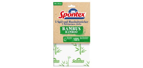 Bamboo Dishcloth, pack of 5