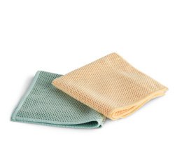 Chiffon microfibre en fibres recyclées, pack de 2