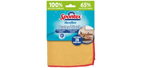 Chiffon microfibre à poussière, jaune
