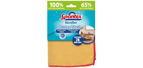 Chiffon microfibre à poussière, jaune