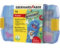 Pâte à modeler WINNER, boîte plastique de 14