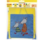 Tablier de peinture Mini Kids, jaune/bleu