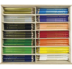 Crayon de couleur TRI WINNER, boîte de 114