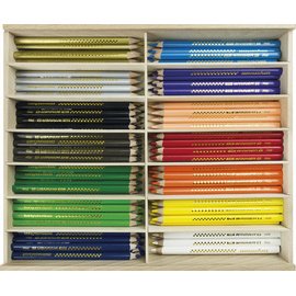 Crayon de couleur TRI WINNER, boîte de 114